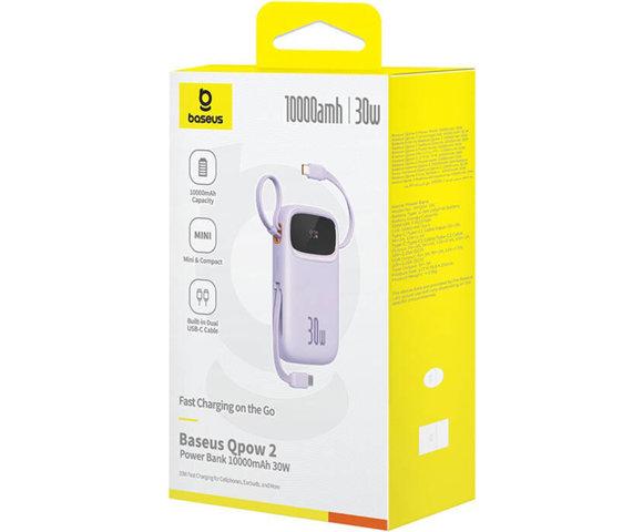 Baseus QPow 2 10000mAh 30W powerbank (Purple) - slika 5