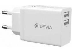 Devia Smart 2x USB 2.4A White punjač