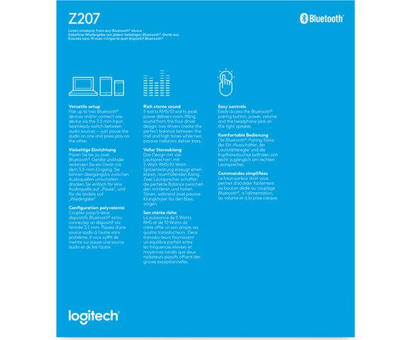 Logitech Z207 White zvučnici - slika 8