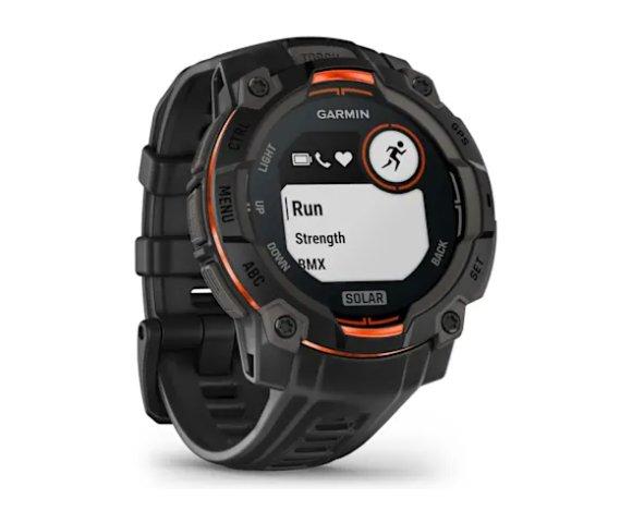 GARMIN Instinct 3 45mm SOLAR Black smartwatch - slika 3