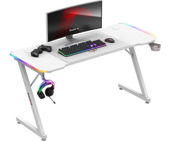 Huzaro Hero 3.3 White RGB gaming sto - slika 4