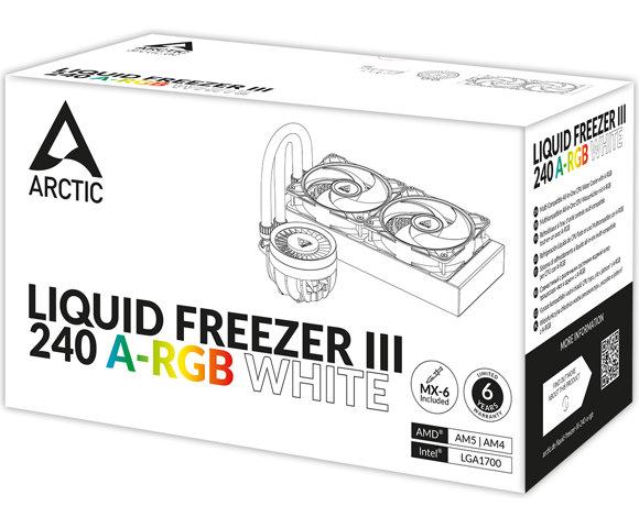 ARCTIC Liquid Freezer III 240 A-RGB White vodeno hlađenje - slika 15