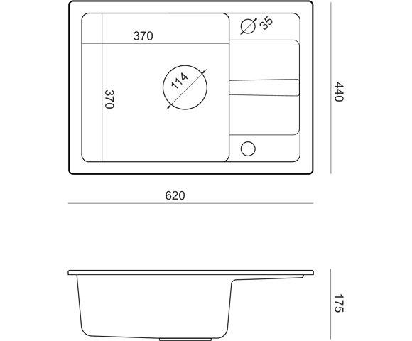 Quadron Ready SMART (Bež) sudopera - slika 4