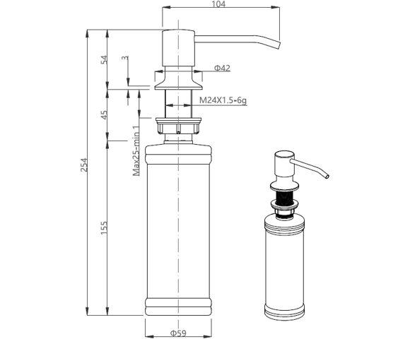 Quadron Ready SMART (Bež) sudopera - slika 2