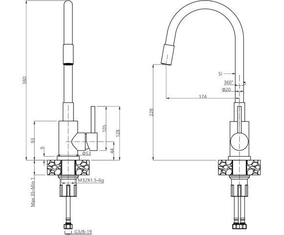 Quadron READY SMART (crna) sudopera - slika 5