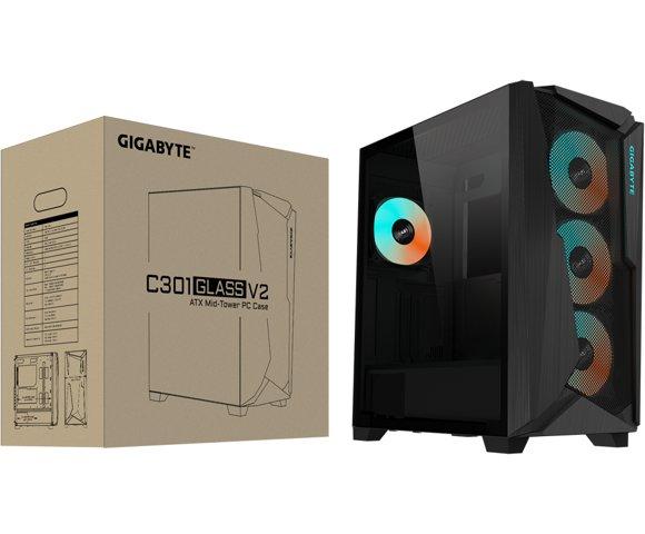 Gigabyte C301 GLASS V2 GLASS BLACK kućište - slika 8