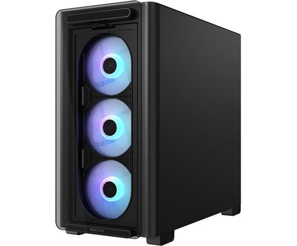 ASUS A23 PLUS TG ARGB BLACK kućište - slika 9