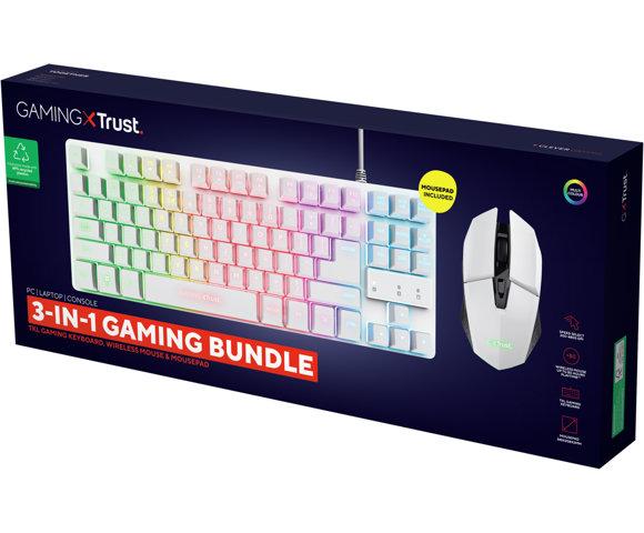 Trust GXT 794W 3-in-1 Gaming Bundle - White - slika 8