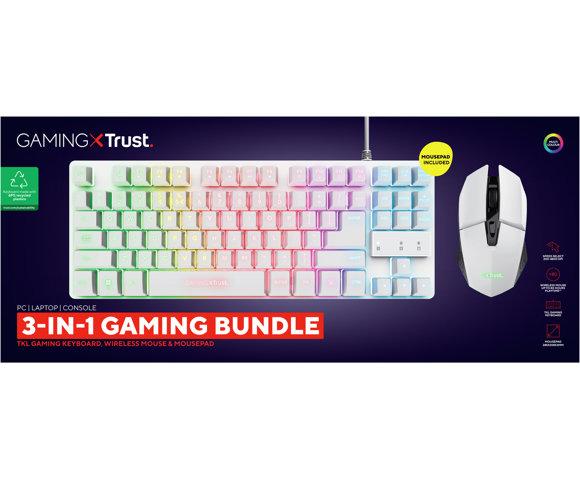 Trust GXT 794W 3-in-1 Gaming Bundle - White - slika 10