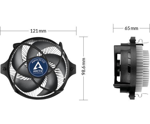 ARCTIC Alpine 23 CO kuler - slika 3
