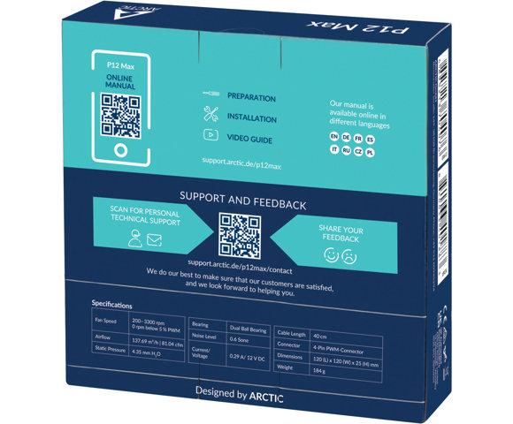 ARCTIC P12 Max kuler - slika 5