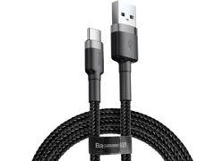Baseus Cafule USB-A / USB-C 2m Black kabl