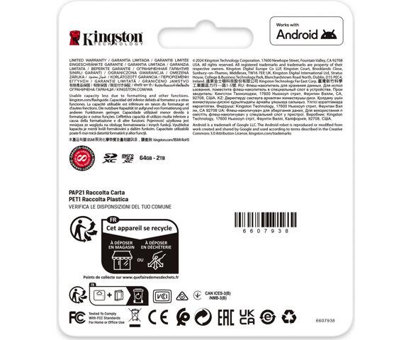 Kingston Canvas Go Plus 128GB microSD - slika 3