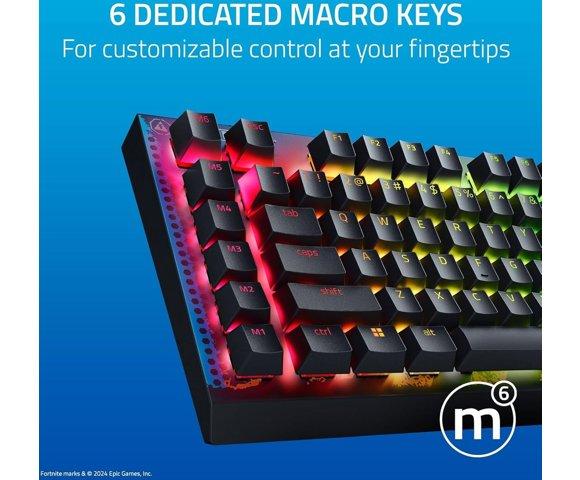 Razer BlackWidow V4 X Fortnite Edition tastatura - slika 7