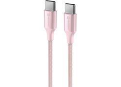 Swissten Textile II USB-C / USB-C 1.5m Pink