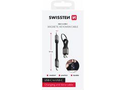 Swissten USB-C / USB-C 9.7cm Magnetic keychain