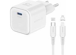 Swissten 1xUSB-C 20W Travel charger + kabl