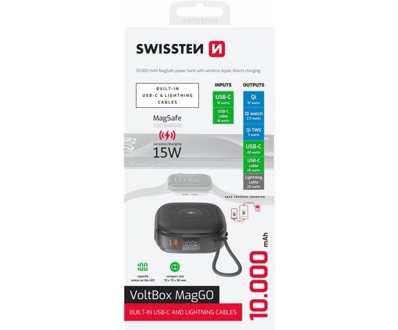 Swissten VOLTBOX MagGO 10000 mAh powerbank - slika 2