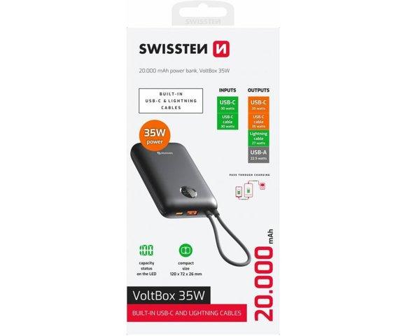Swissten VOLTBOX 35W 20000mAh powerbank - slika 4
