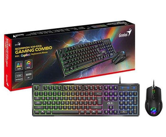 Genius SCORPION KM-GX6 Black combo - slika 5
