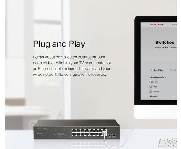 Mercusys MS116GS - slika 6