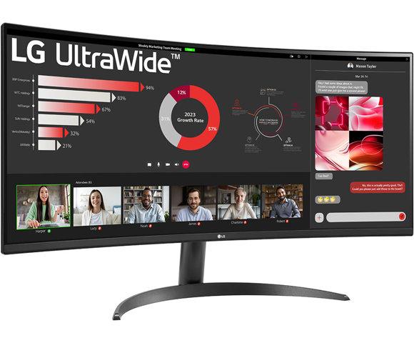 LG 34WR50QK-B Curved UltraWide QHD monitor - slika 4
