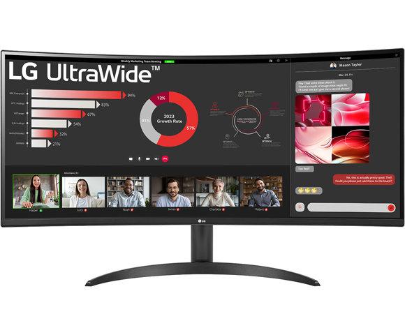 LG 34WR50QK-B Curved UltraWide QHD monitor - slika 5