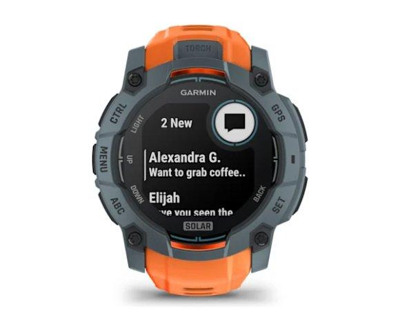 GARMIN Instinct 3 SOLAR 50mm Twilight smartwatch - slika 6