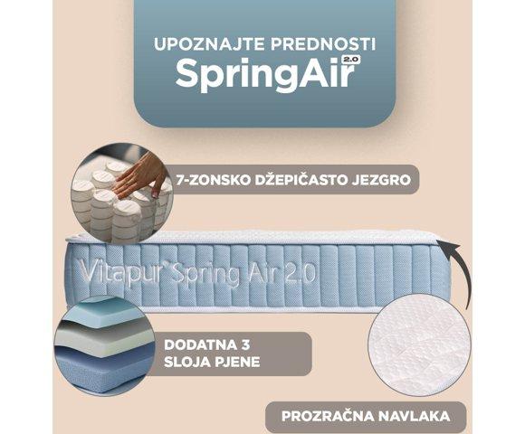 Vitapur SpringAir 2.0 90x200 dušek - slika 4
