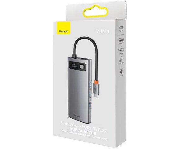 Baseus Metal Gleam 7in1 USB Hub - slika 5