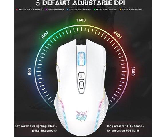 ONIKUMA CW905 Wireless White - slika 4