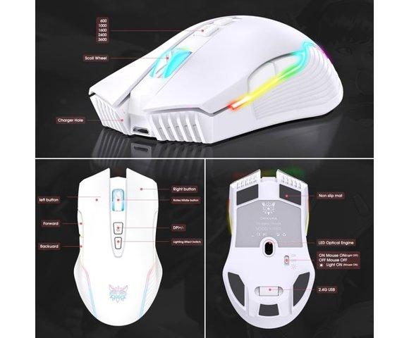 ONIKUMA CW905 Wireless White - slika 5