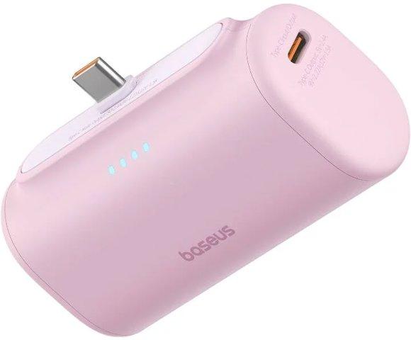 Baseus Compact USB-C 5000mAh Pink powerbank - slika 2