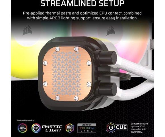 Corsair NAUTILUS 240 RS ARGB Black vodeno hlađenje - slika 10