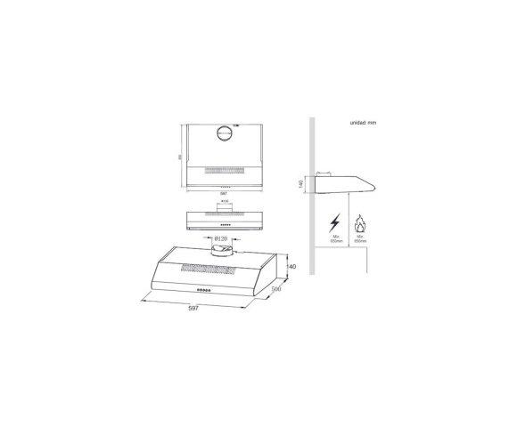 Midea MH60S2120W-ES - slika 2