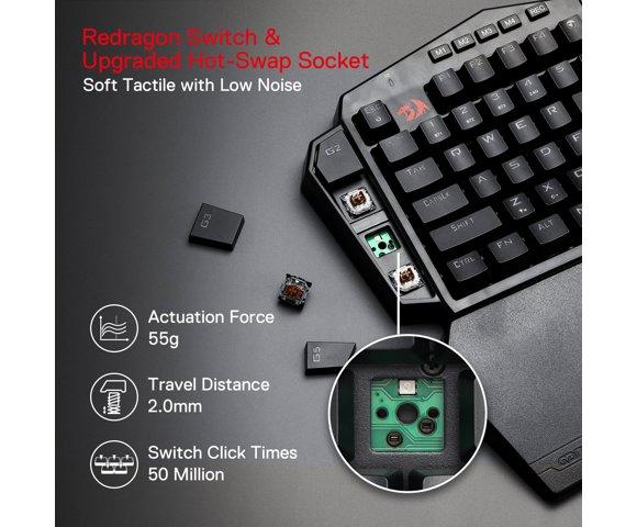 REDRAGON Diti K585 (Red Switch) - slika 12