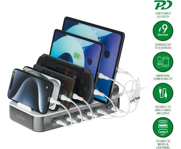 4smarts 100W 5C/1A stanica za punjenje - slika 2