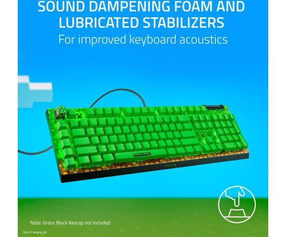 Razer BlackWidow V4 X Minecraft Edition (Green Switch) tastatura  - slika 9