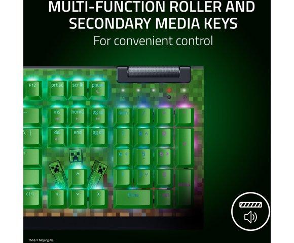 Razer BlackWidow V4 X Minecraft Edition (Green Switch) tastatura  - slika 5