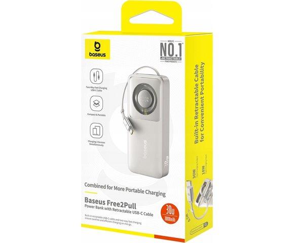 Baseus Free2Pull 10000mAh Grey Power Bank - slika 4
