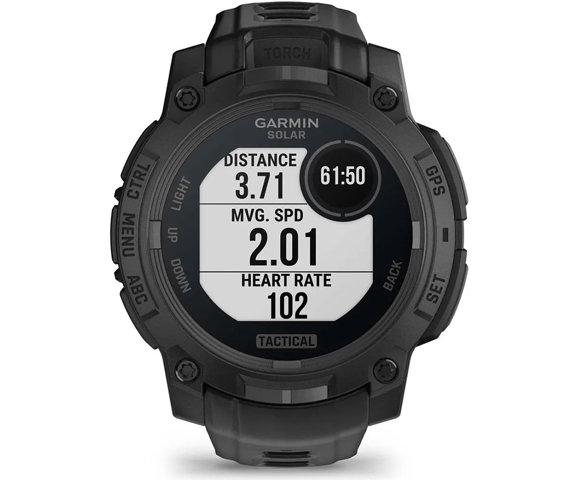 Garmin Instinct 3 Black – 45 mm, Solar, Tactical Edition - slika 2