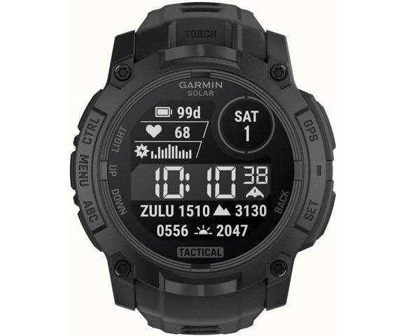 Garmin Instinct 3 Black – 50 mm, Solar, Tactical Edition - slika 3