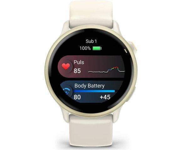 GARMIN Vivoactive 6 Cream Gold smartwatch - slika 6