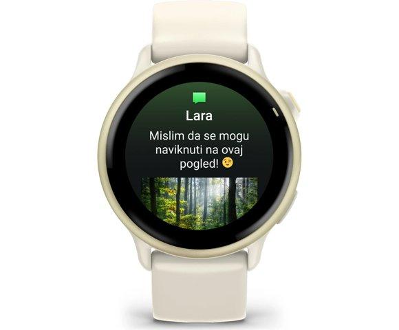 GARMIN Vivoactive 6 Cream Gold smartwatch - slika 2