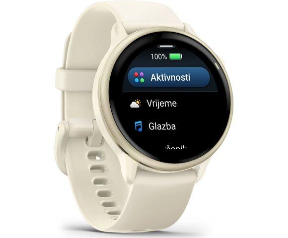 GARMIN Vivoactive 6 Cream Gold smartwatch - slika 3