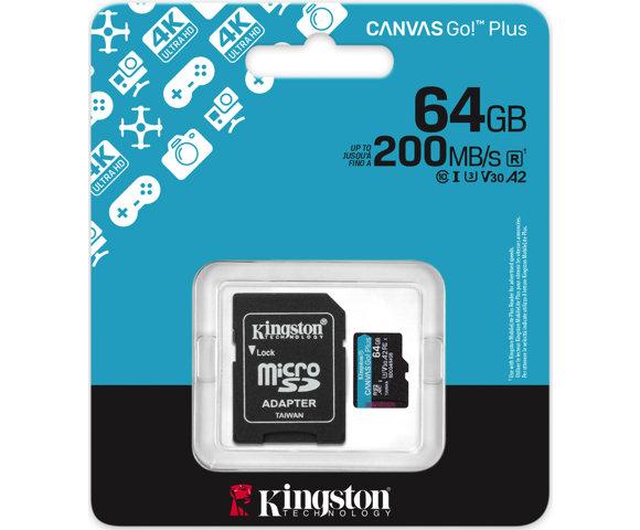 Kingston Canvas Go Plus 64GB MicroSD - slika 2