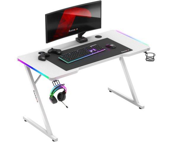 Huzaro Hero 2.5 White RGB gaming sto - slika 3