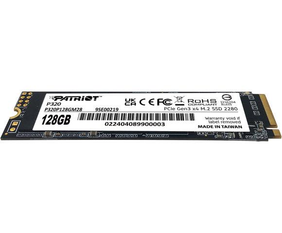 Patriot P320 128GB M.2 NVME SSD - slika 4
