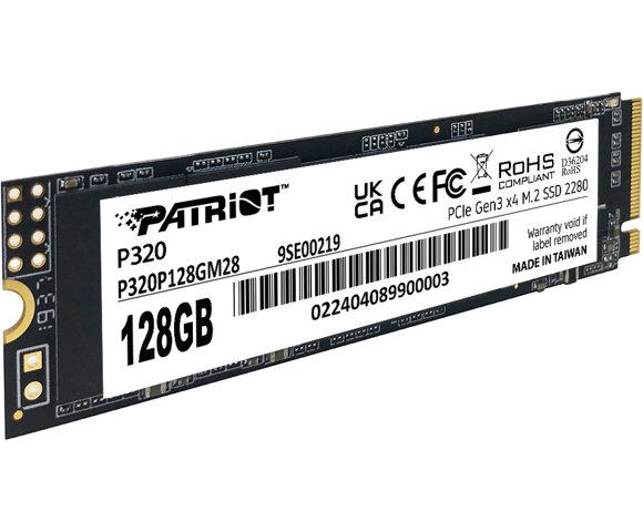 Patriot P320 128GB M.2 NVME SSD - slika 3