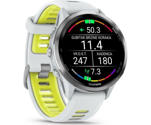 GARMIN Forerunner 970 White smartwatch - slika 3
